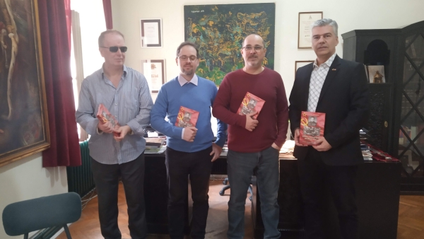 ДОДЕЛА КЊИГА “БИТКА ЗА ПАНЧЕВО ОКТОБРА 1944” НАРОДНОМ МУЗЕЈУ У ПАНЧЕВУ 24.02.2021
