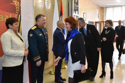 ПРИЈЕМ У АМБАСАДИ РУСКЕ ФЕДЕРАЦИЈЕ ПОВОДОМ ОБЕЛЕЖАВАЊА ДАНА БРАНИОЦА ОТАЏБИНЕ - 21.02.2025